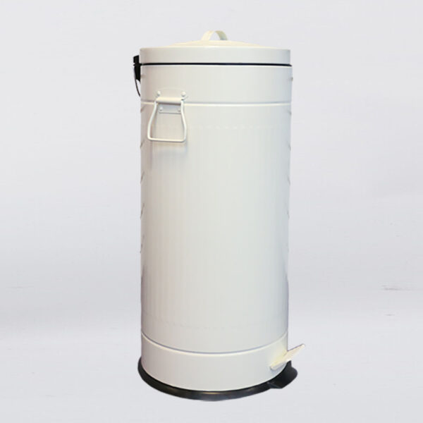 Cream 12 Litre USA Style Pedal Bin