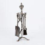 Fleur De Lys All Pewter Companion Set