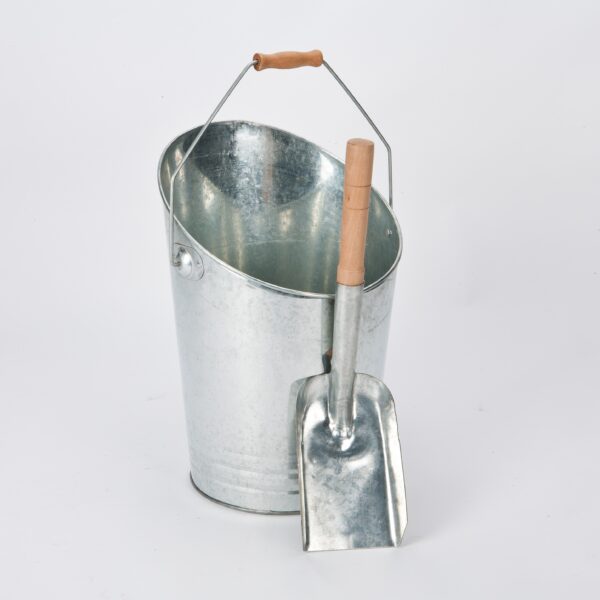 Galvanised Bucket And Shovel