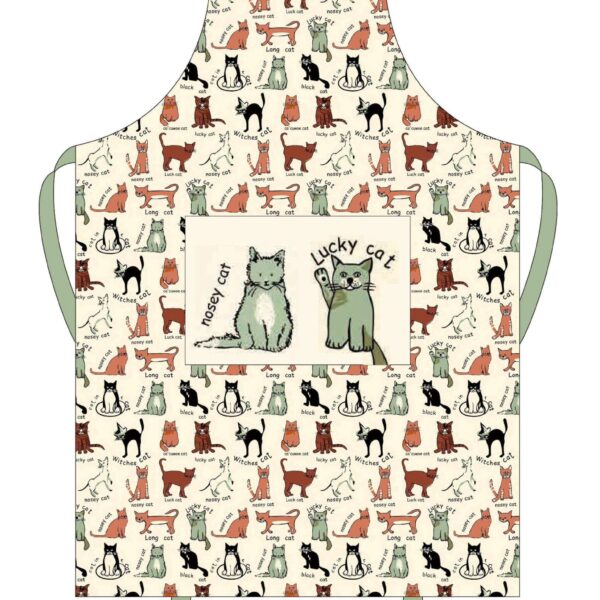 Cat Cotton Apron