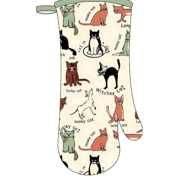 Cat Single Oven Mitt