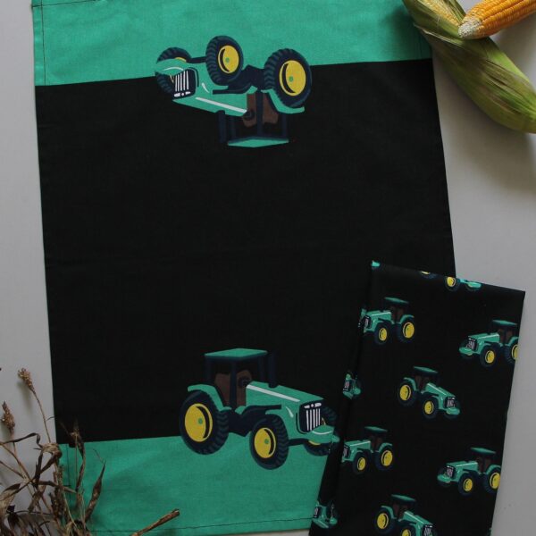 wholesale Patrick Tractor Teatowels Set Of 2 - Green